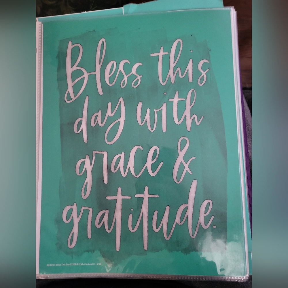 Chalk Couture Transfer Bless this day